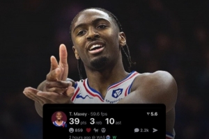 场均37.5分8.3助！美记：马克西有没有可能再拿一次最快进步奖？