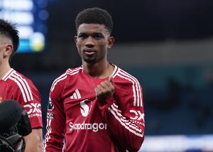 阿玛德为曼联打进的英超10球全部在下半场，创造赛事历史纪录